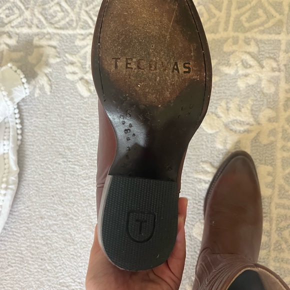 Tecovas Brown Cowboy Western Boots Classic Leather - Picture 6 of 6